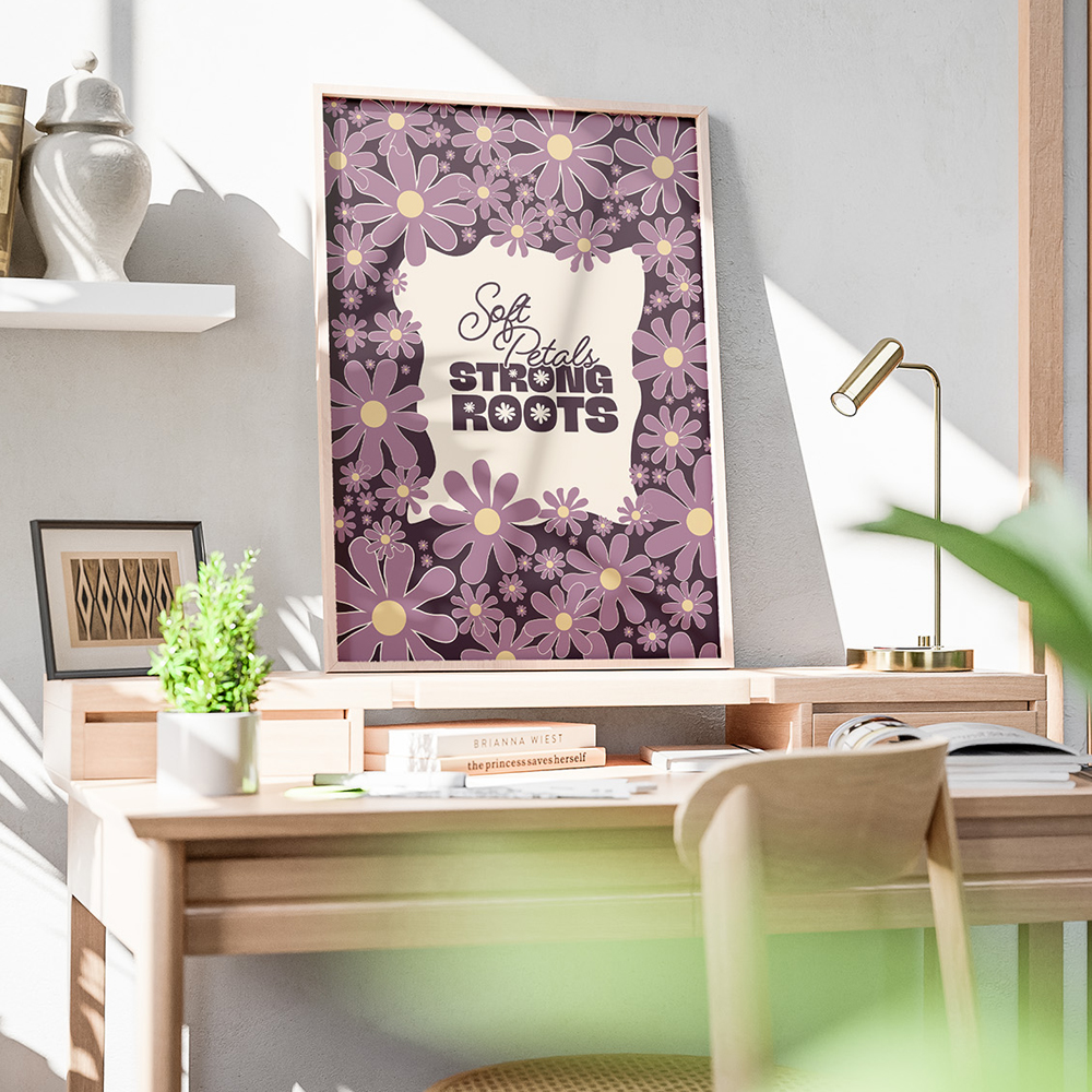 affiche-soft-petals-strong-roots