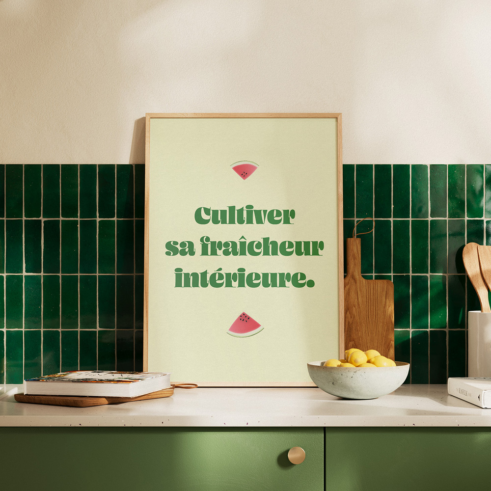 affiche-fresh-slices-pasteque-decoration-murale-copie