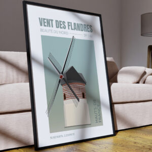 Affiche Vent des Flandres - Collection Hauts-de-France