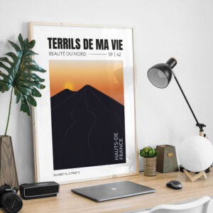 Affiche Terrils de ma vie - Collection Hauts-de-France